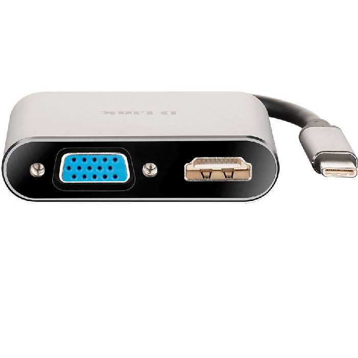 مبدل USB-C به VGA/HDMI دی-لینک مدل DUB-V210