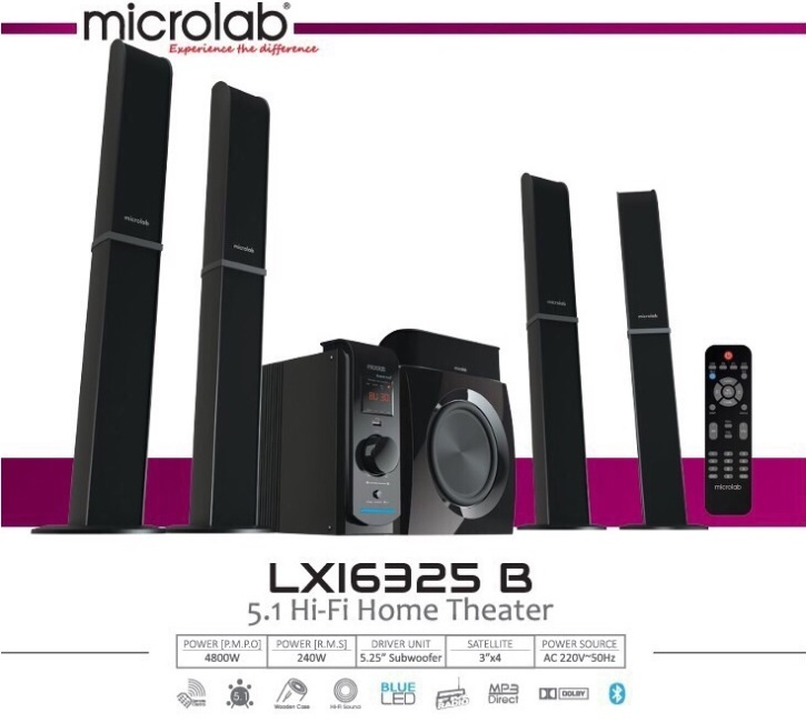 اسپیکر میکرولب 6 تکه مدل 6325