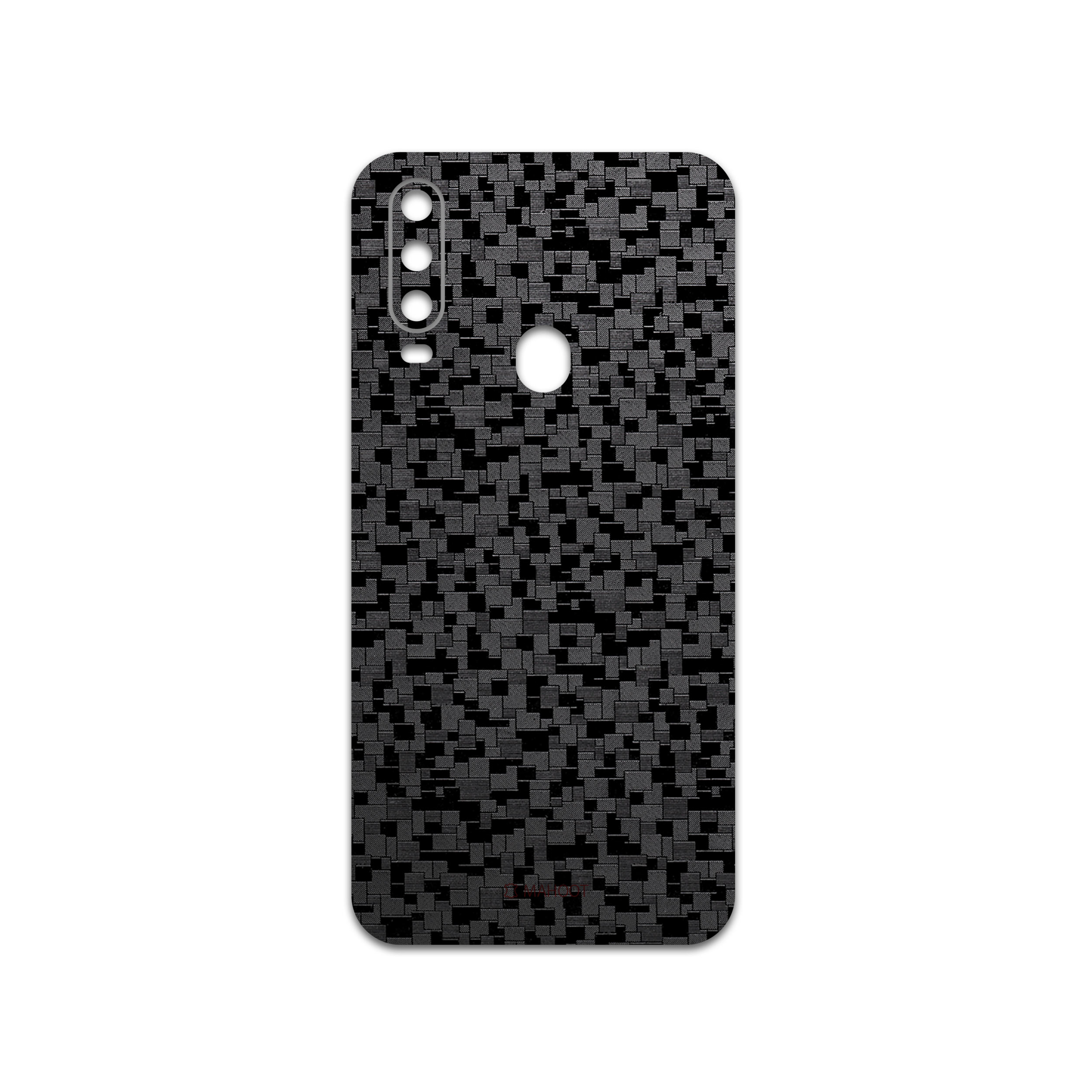 برچسب پوششی ماهوت مدل Black-Silicon مناسب برای گوشی موبایل جی ال ایکس Shahin 2