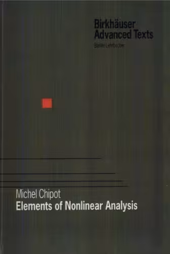 خرید و دانلود نسخه کامل کتاب Elements of Nonlinear Analysis (BirkhГ¤user Advanced Texts  Basler LehrbГјcher)