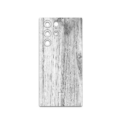 برچسب پوششی ماهوت مدل White-Wood مناسب برای گوشی موبایل سامسونگ Galaxy S22 Ultra 5G