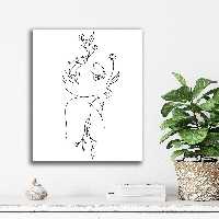 تابلو شاسی آتریسا مدل لاین ارت مینیمالAbstract Line