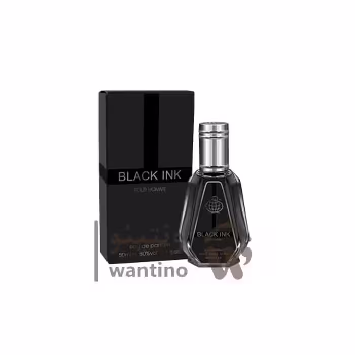 عطر ادکلن مردانه انکر نویر یا لالیک مشکی فراگرنس ورد بلک اینک پور هوم (Fragrance World Lalique Encre Noire) 50 میل