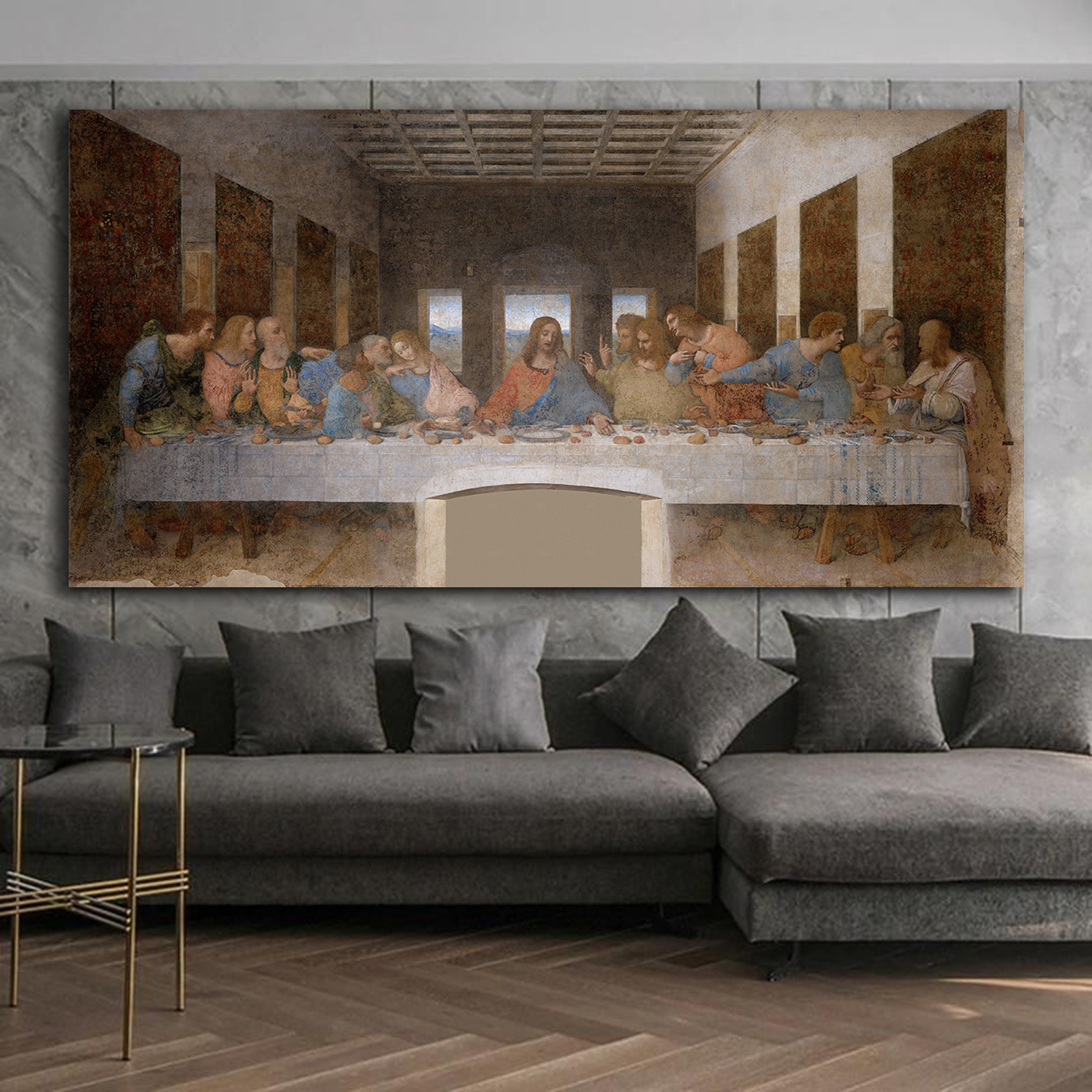 تابلو شاسی طرح شام آخر کد 750