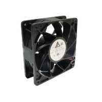 جت فن بلبرینگی 12V-27A سایز 12x12x38 مارک DELTA مدل QFR1212GHE