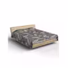 ملحفه مدل روانداز طرح برگ یک نفره سایز 200x140 سانتی متر