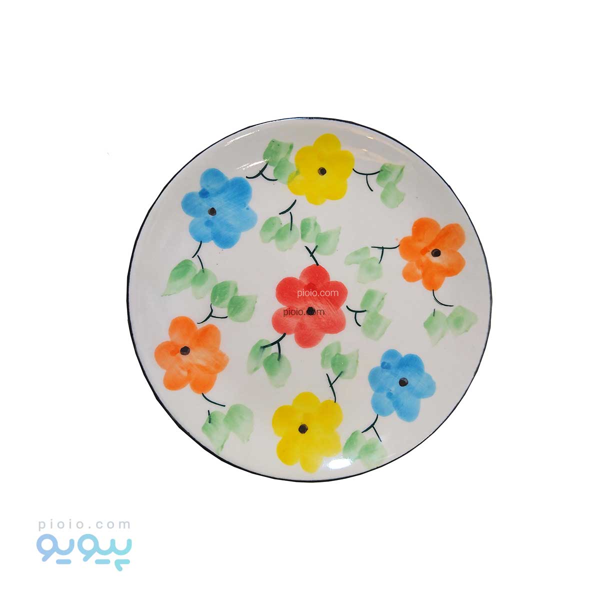 پیش دستی و پلو خوری سرامیکی گلدار