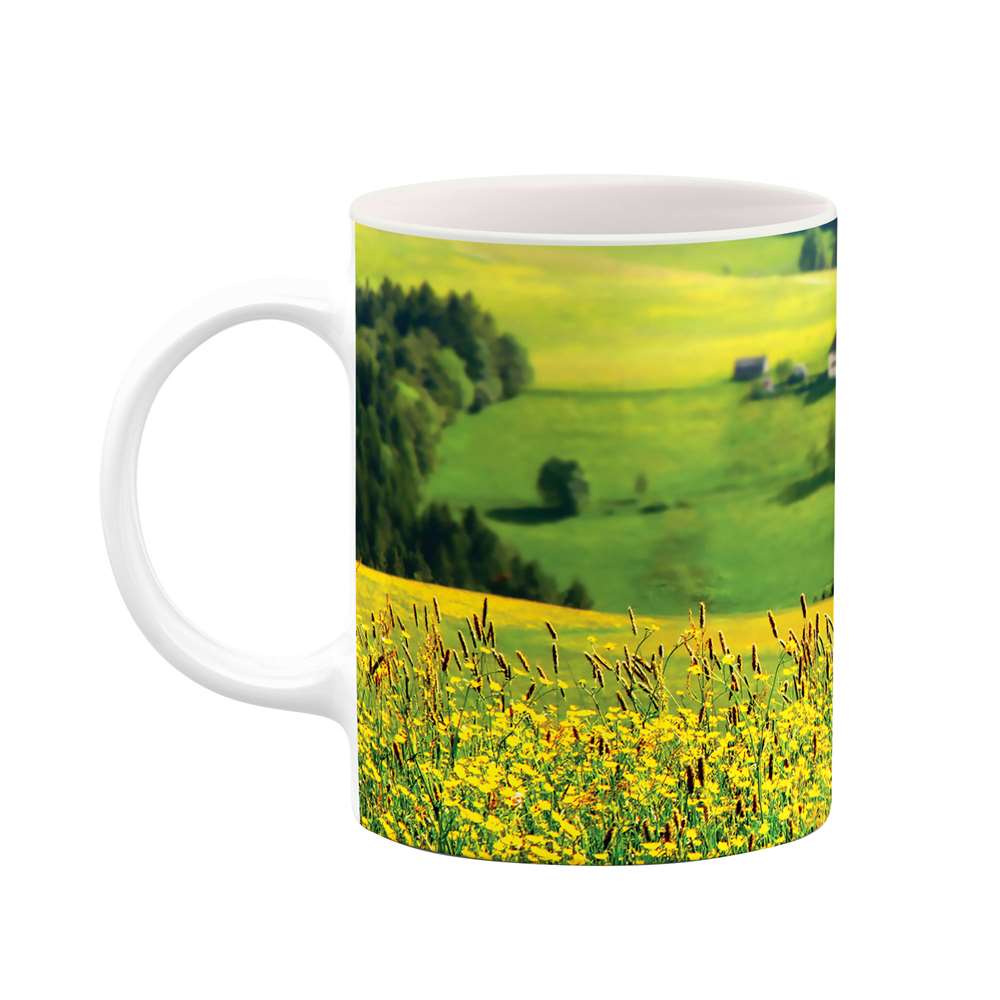 ماگ طرح طبیعت سرسبز مدل mgs04926