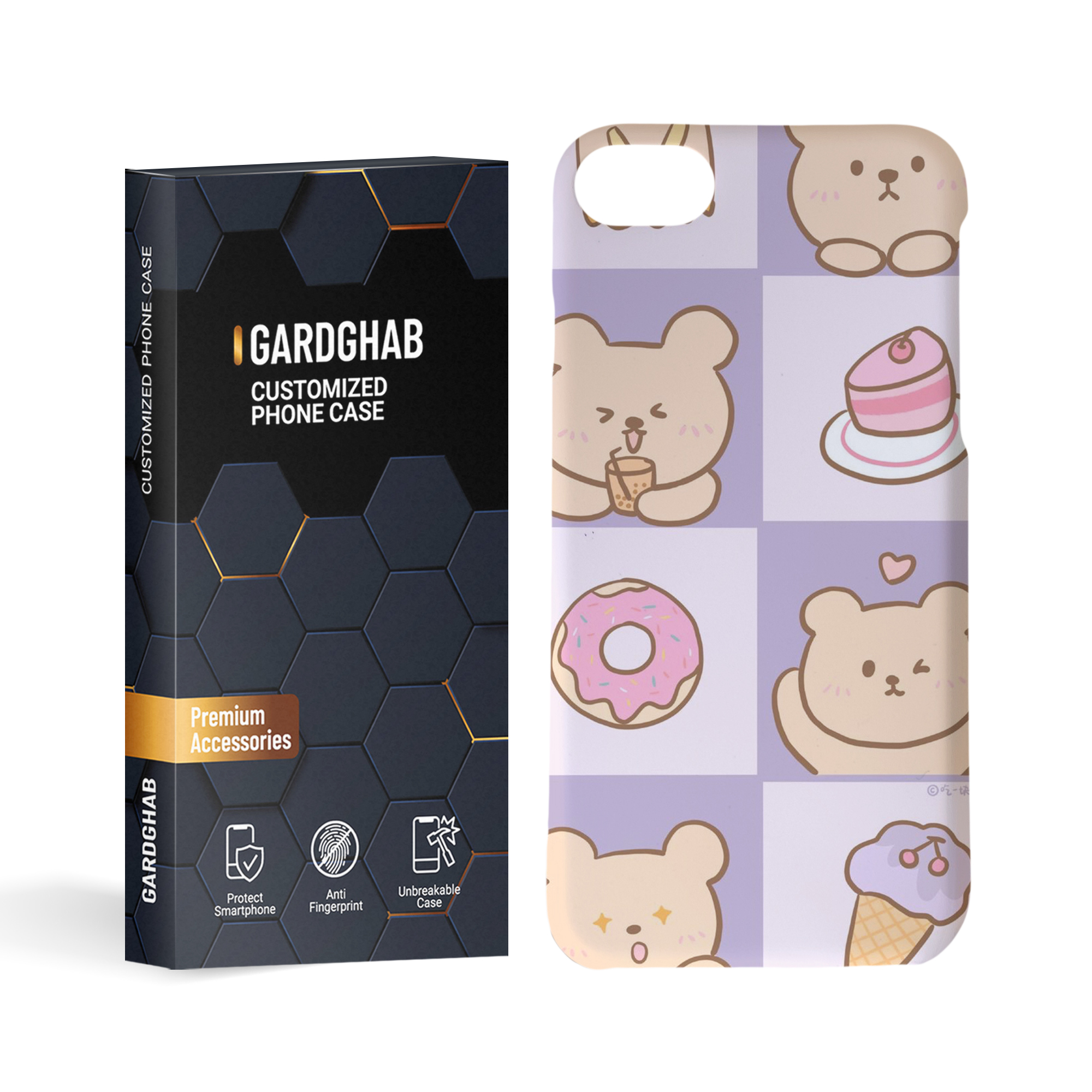    کاور گارد قاب مدل فانتزی مناسب برای گوشی موبایل اپل iphone 7 / 8 / se2020