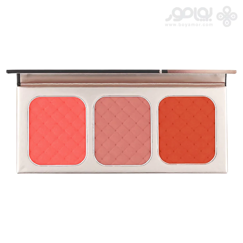 پالت رژگونه 3 رنگ کرکتر مدل GO BLUSH شماره 003