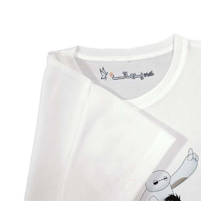 تی شرت بچگانه پرمانه طرح قهرمان بزرگ کد pmt.1649