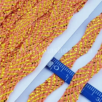 نوار زیگزاگ باریک نارنجی روشن