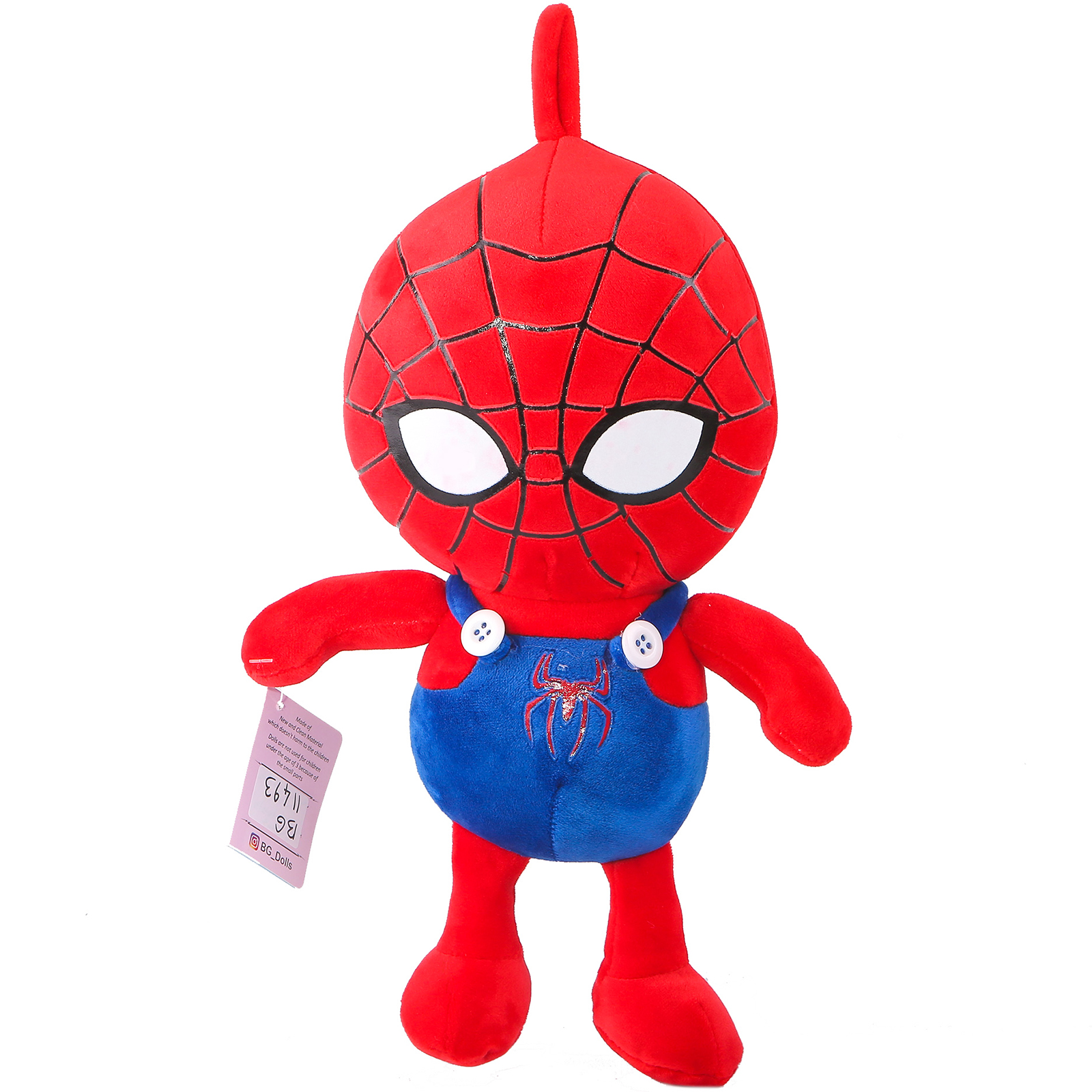 عروسک بی جی دالز مدل مرد عنکبوتی کد BG11493 ارتفاع 30 سانتی متر