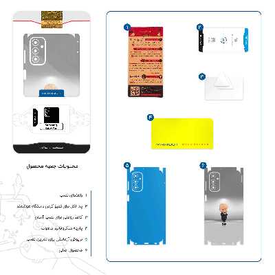 برچسب پوششی ماهوت مدل The Boss Baby-FullSkin مناسب برای گوشی موبایل سامسونگ Galaxy M23