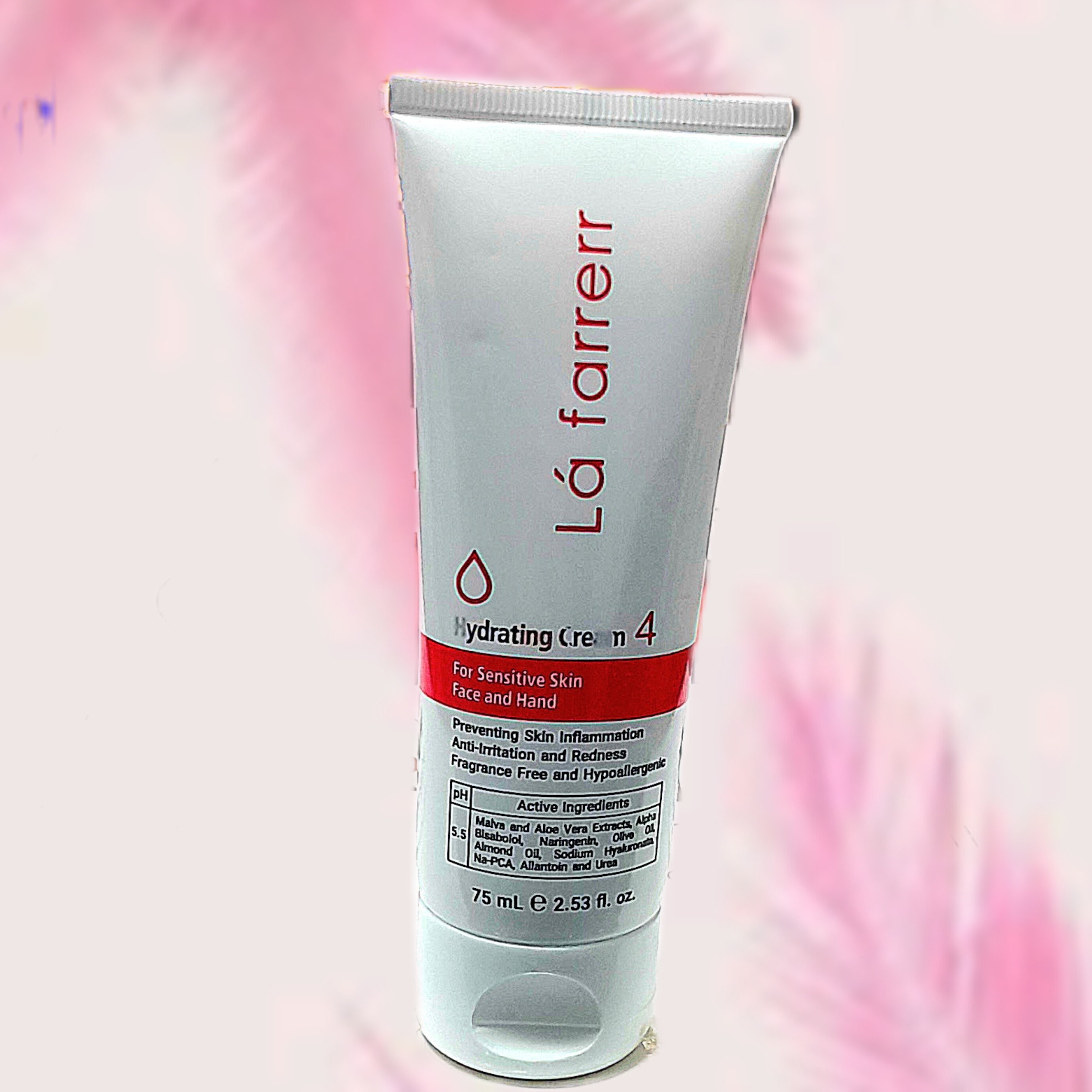  کرم آبرسان دست و صورت مناسب پوست های حساس 75میل لافارر