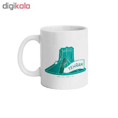 ماگ طرح برج آزادی تهران مدل m1165