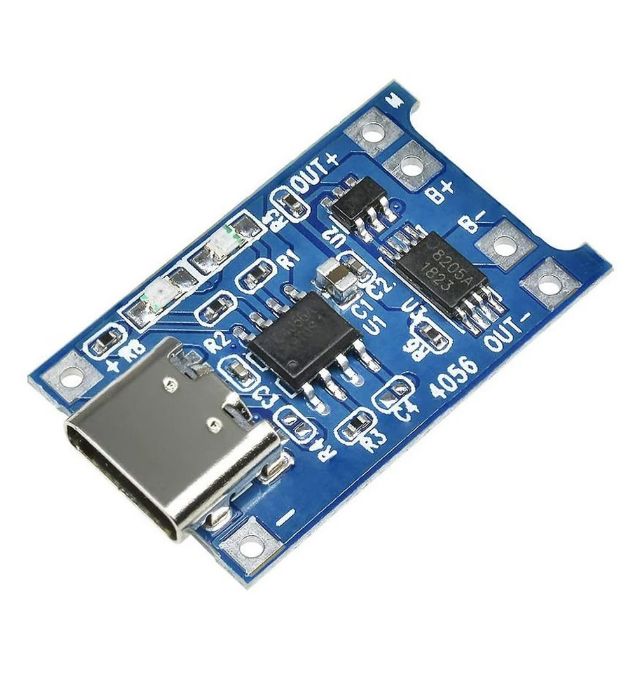 ماژول شارژر باتری مدل TP4056-TYPEC بسته 10 عددی