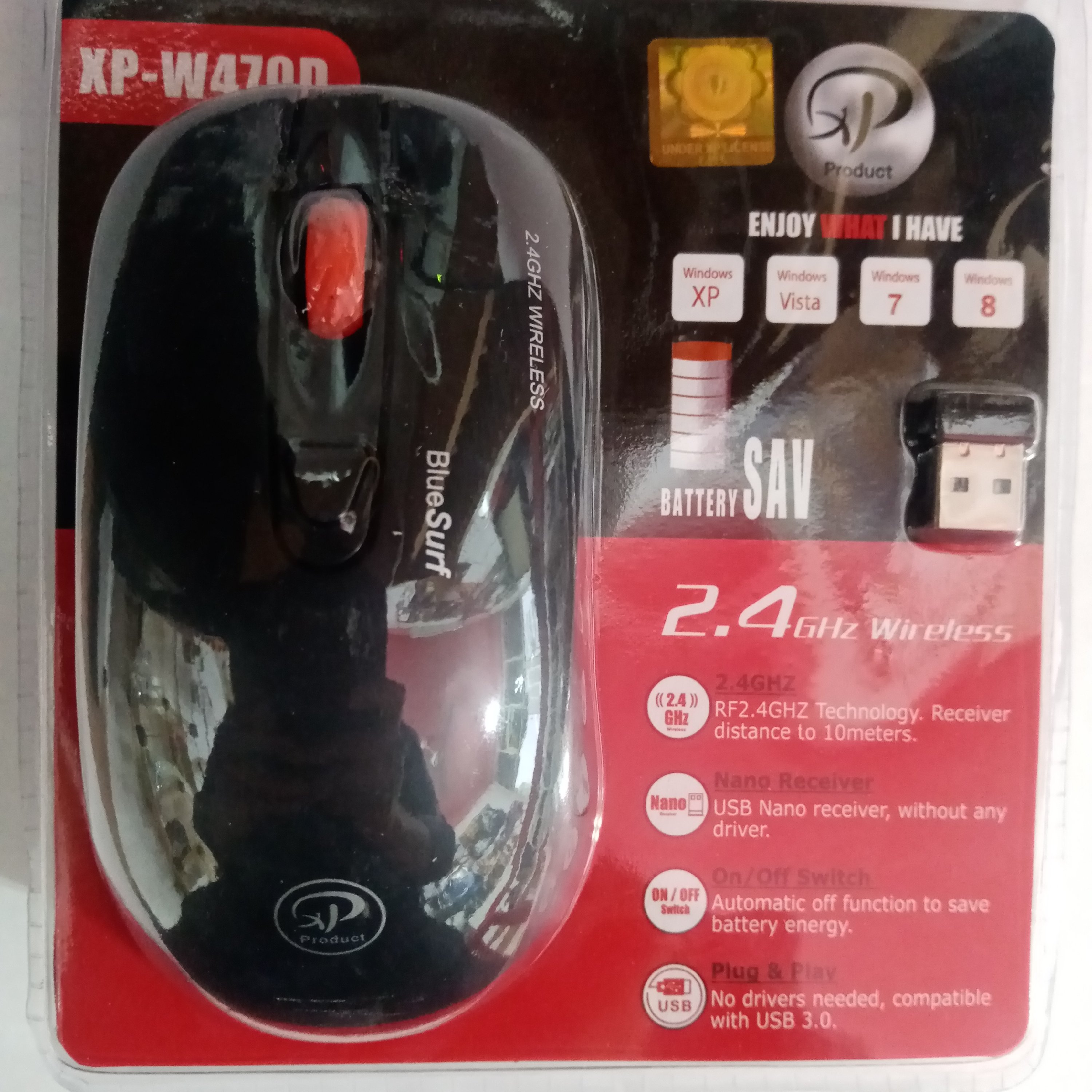 موس کامپیوتر بی سیم XP Product - WD470