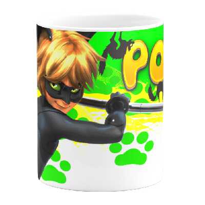 ماگ طرح cat noir مدل پوریا کد 54985196