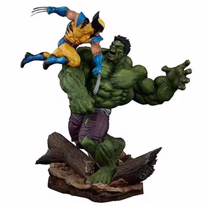 فیگور طرح مارول Marvel مدل هالک VS ولورین / Hulk vs Wolverine