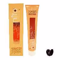 رنگ مو نیترو سری Keratine شماره 4 1 حجم 100 میلی لیتر رنگ قهوه ای خاکستری