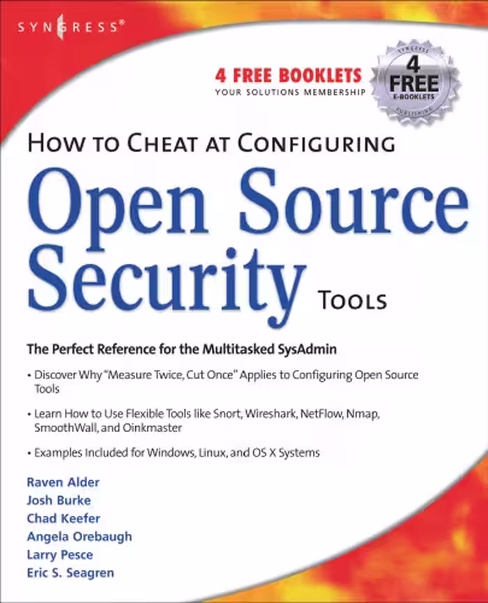 خرید و دانلود نسخه کامل کتاب How to Cheat at Configuring Open Source Security Tools