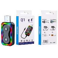 دانگل بلوتوث USB ماشین Q1 RGB AUX انزو