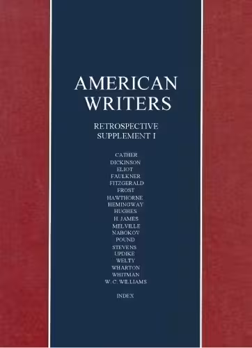 خرید و دانلود نسخه کامل کتاب AMERICAN WRITERS, Retrospective Supplement I