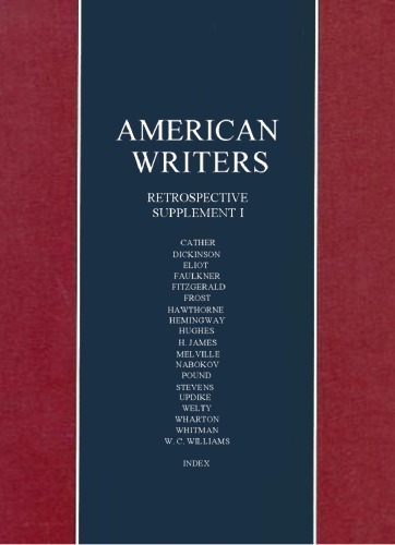 خرید و دانلود نسخه کامل کتاب AMERICAN WRITERS, Retrospective Supplement I