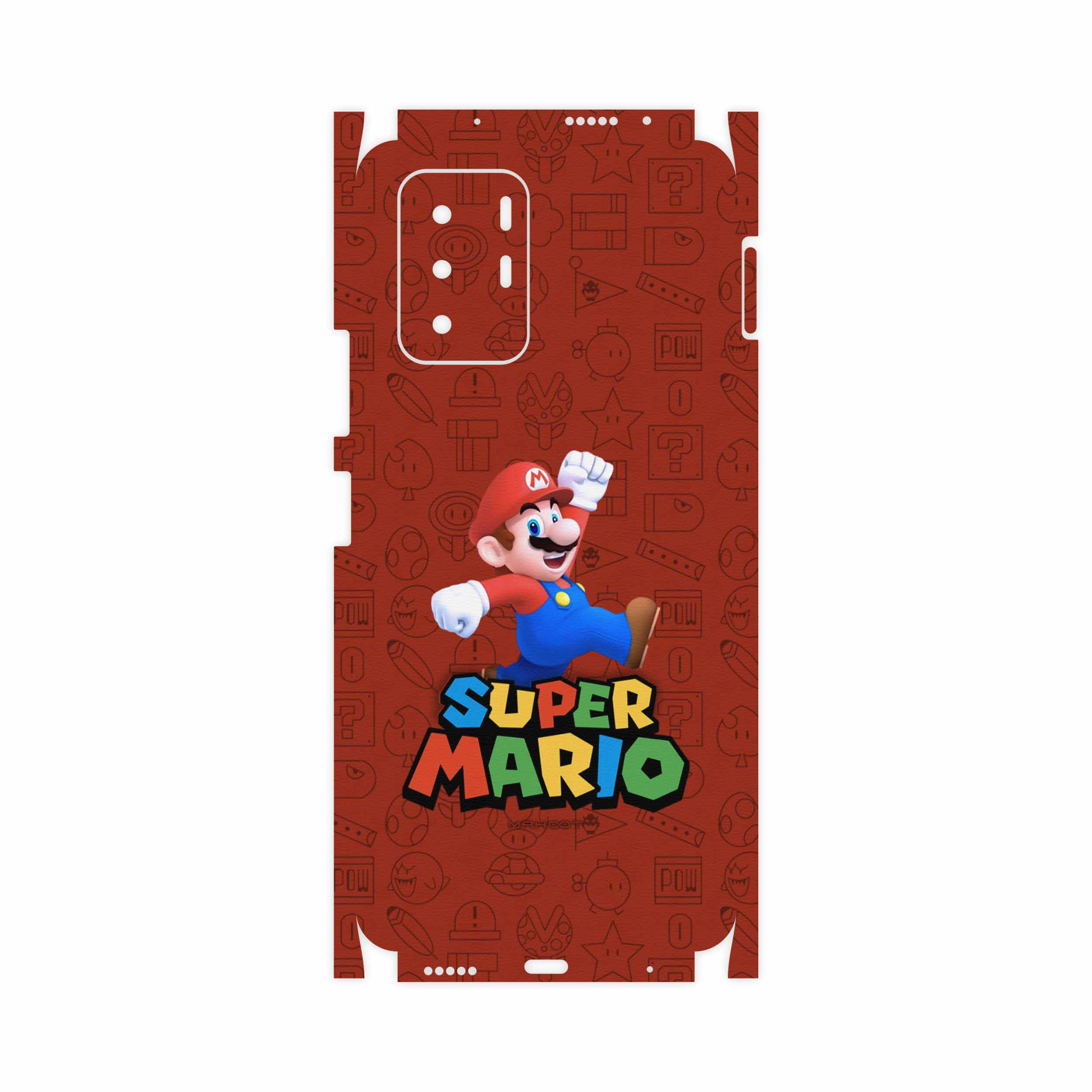 برچسب پوششی ماهوت مدل Super-Mario-Game-FullSkin مناسب برای گوشی موبایل شیائومی Poco X3 GT 5G