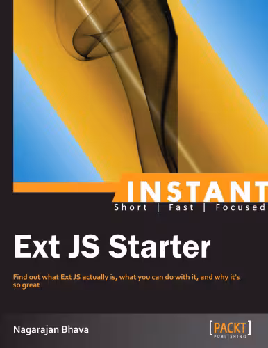 خرید و دانلود نسخه کامل کتاب Instant Ext JS Starter