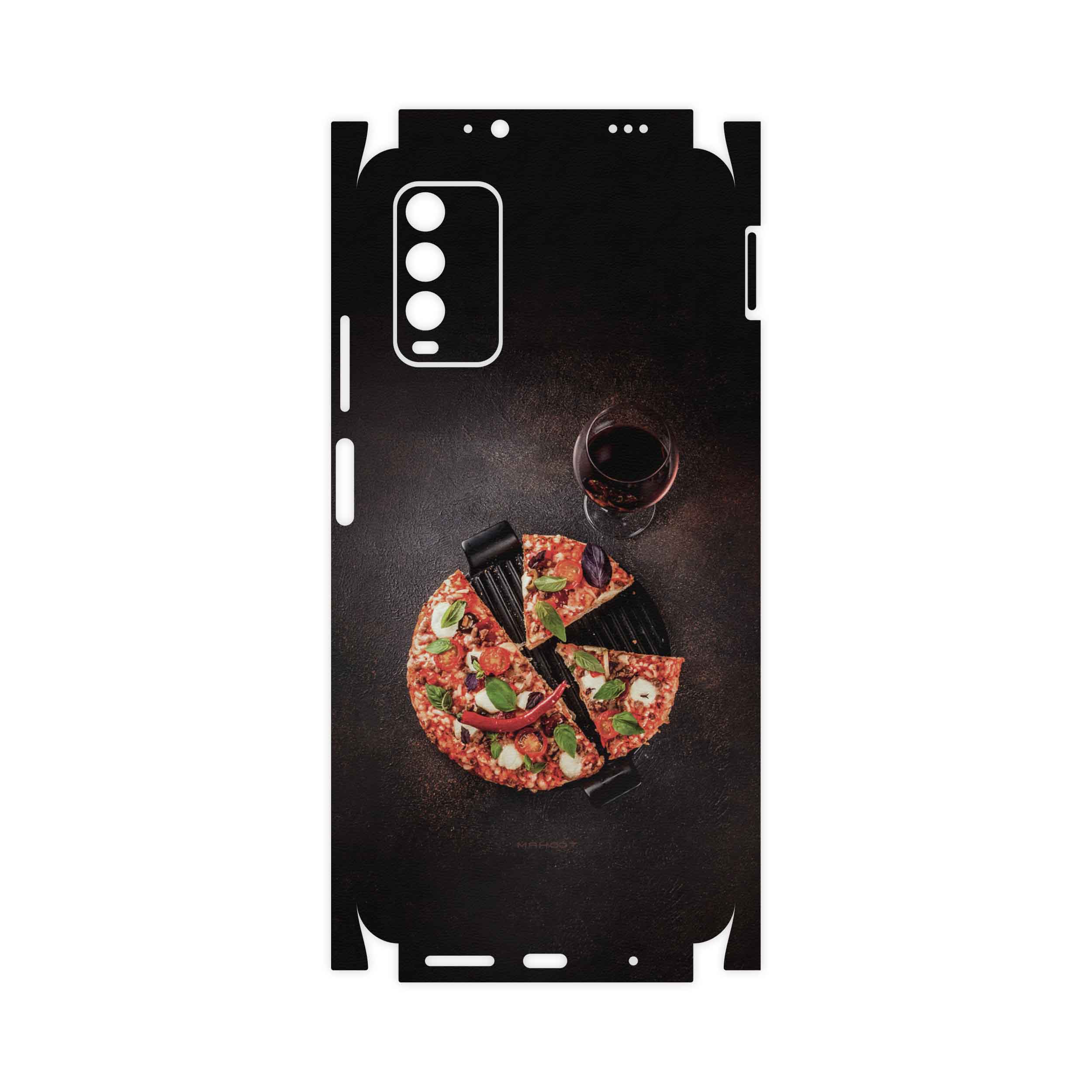 برچسب پوششی ماهوت مدل Pizza-FullSkin مناسب برای گوشی موبایل شیائومی Redmi Note 9 4G