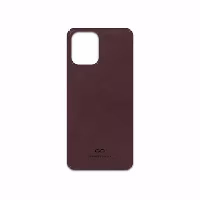 برچسب پوششی ماهوت مدل Matte-Dark-Brown-Leather مناسب برای گوشی موبایل اپو Find X3 Pro