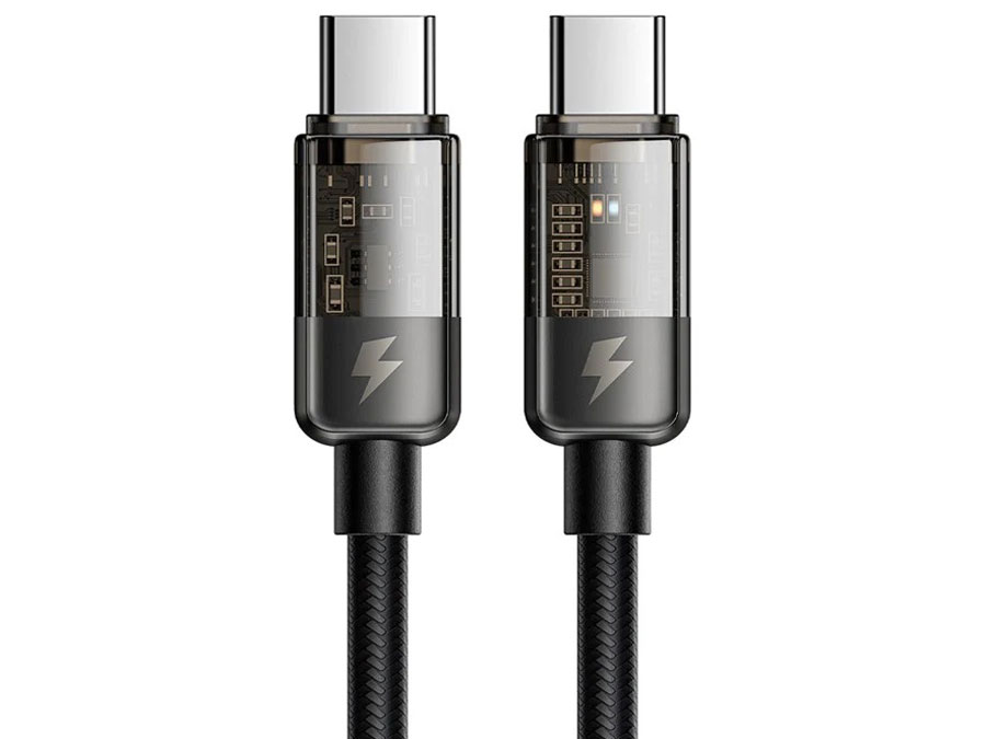 کابل سوپر فست شارژ و انتقال داده تایپ سی به تایپ سی 100 وات 1.2 متری مک دودو Macdodo CA-284 Type-C to Type-C Cable