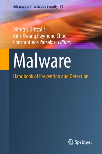خرید و دانلود نسخه کامل کتاب Malware: Handbook of Prevention and Detection