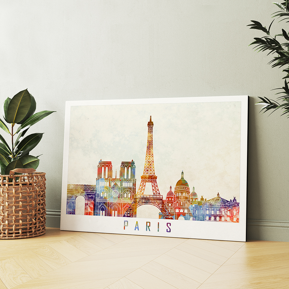 تابلو شاسی مدل شهر پاریس و ایفل کد S010011