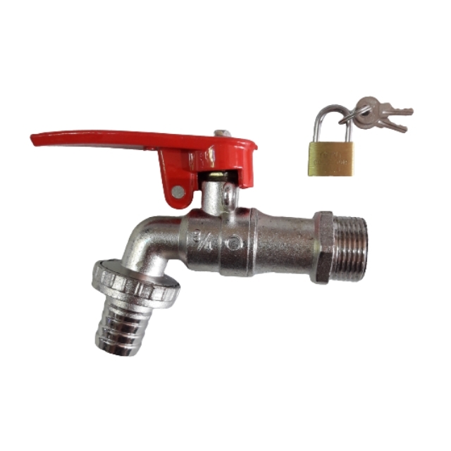 شیر حیاطی سانوا مدل SW-3/4 به همراه قفل