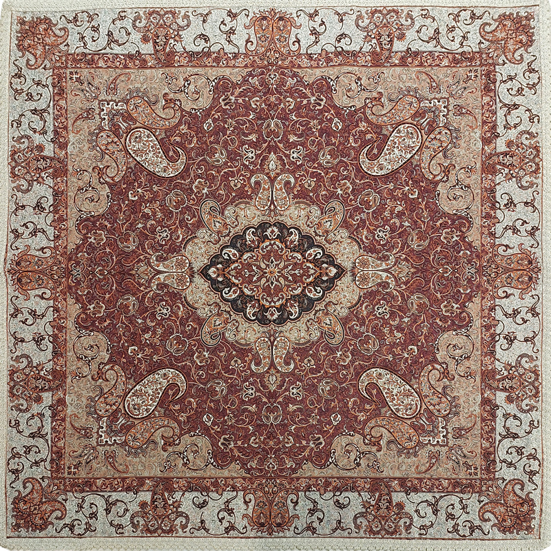 رومیزی ترمه مدل ze کد 19