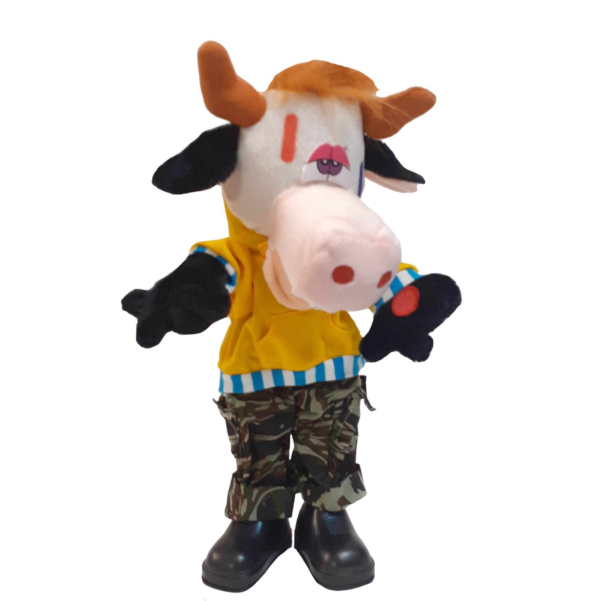 عروسک طرح گاو ارتفاع 45 سانتی متر