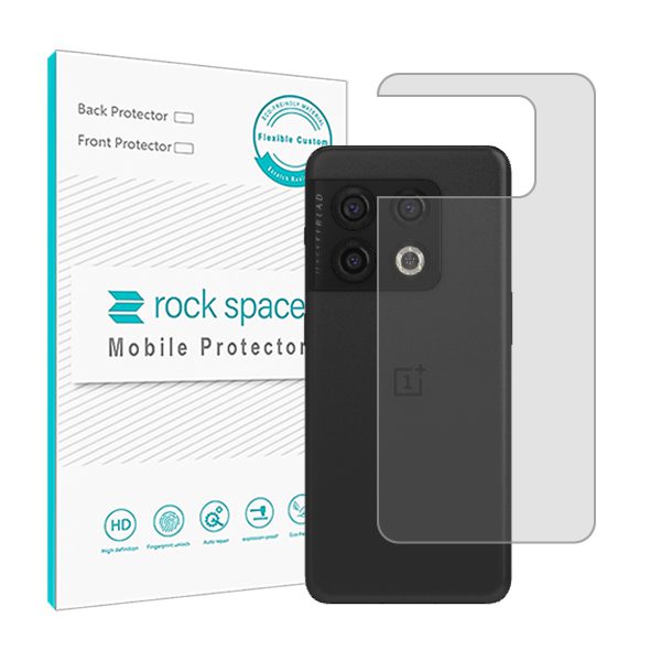 گلس محافظ پشت گوشی وان پلاس 10 Pro مدل نانو هیدروژل شفاف برند راک اسپیس کد `19055S