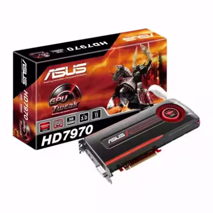کارت گرافیک ایسوس HD 7970 DirectCU II TOP 3GB GDDR5