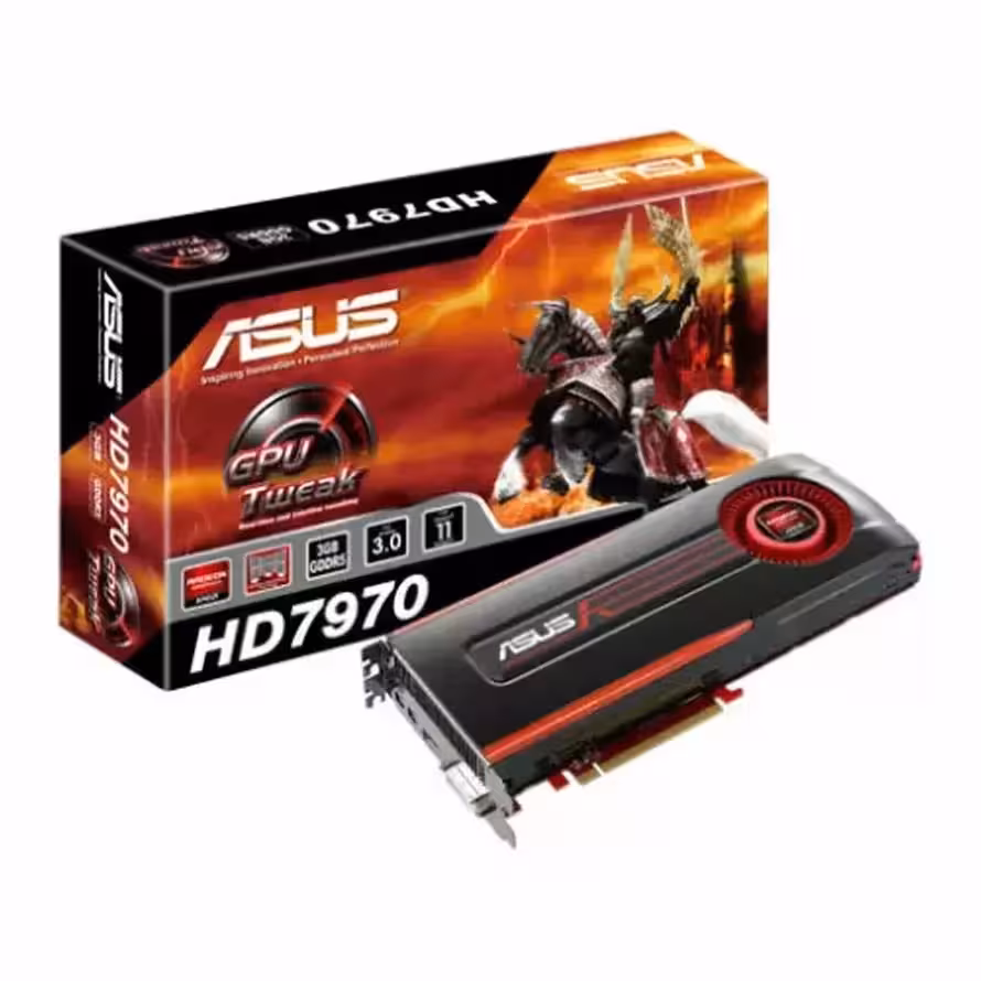 کارت گرافیک ایسوس HD 7970 DirectCU II TOP 3GB GDDR5