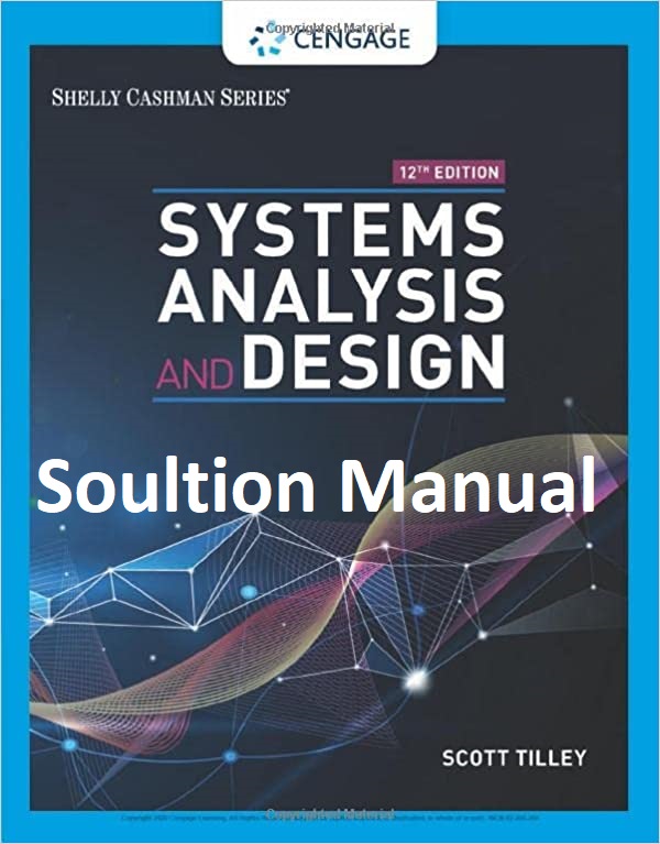 خرید و دانلود نسخه کامل کتاب [Solution Manual] Systems Analysis and Design 12th Edition - Word