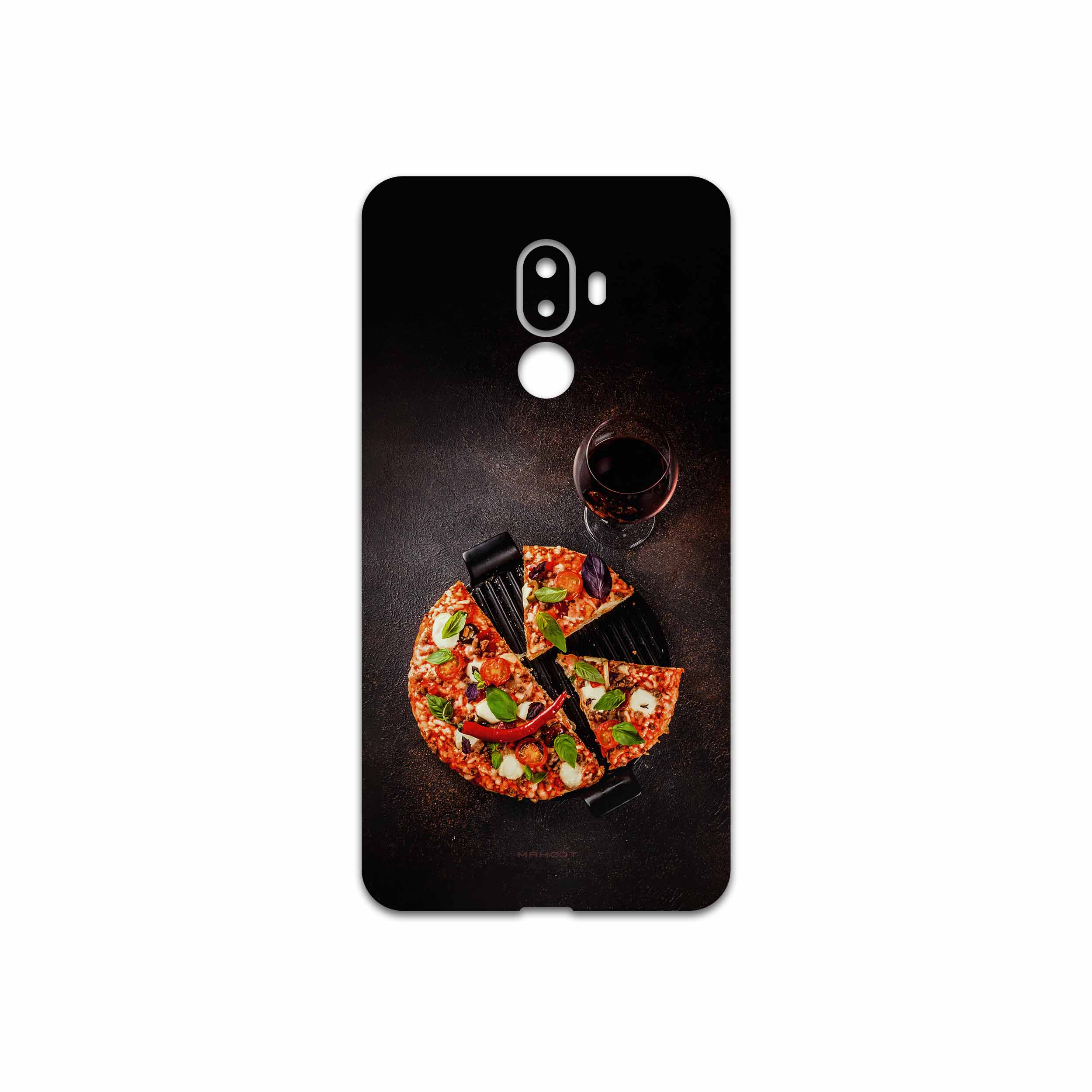 برچسب پوششی ماهوت مدل Pizza مناسب برای گوشی موبایل جی ال ایکس shahab