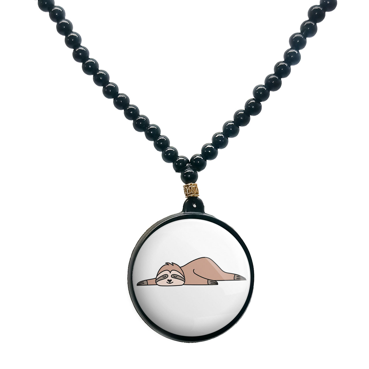 گردنبند پرمانه طرح حیوانات کیوت کد pmd.21460 مدل دو طرفه