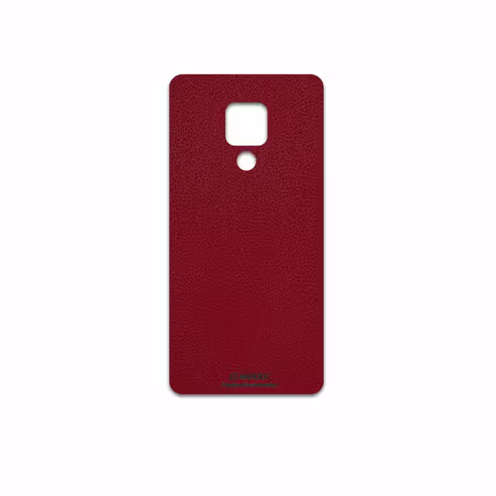 برچسب پوششی ماهوت مدل Red-Leather مناسب برای گوشی موبایل هوآوی Mate 20 X