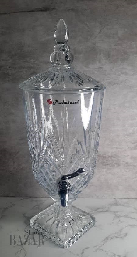 کلمن شیشه ای 3.5 لیتر پاشاسازه طرح 22