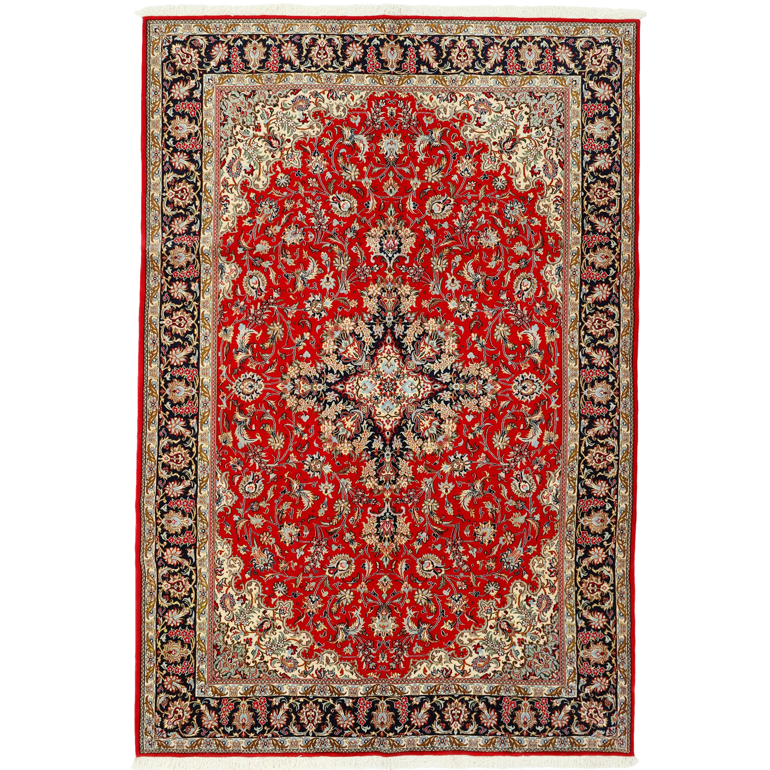 فرش دستبافت شش متری مدل شهرضا کد 528503