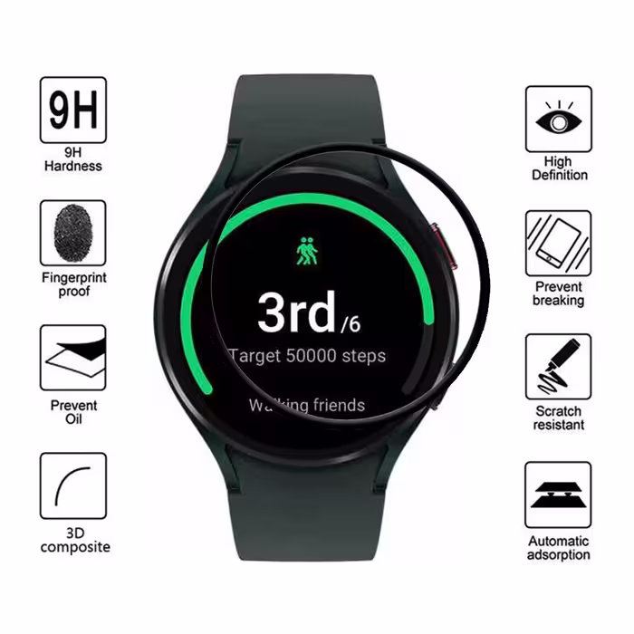 محافظ صفحه نمایش کروکودیل مدل C-PWM مناسب برای ساعت هوشمند سامسونگ Watch 4 44mm