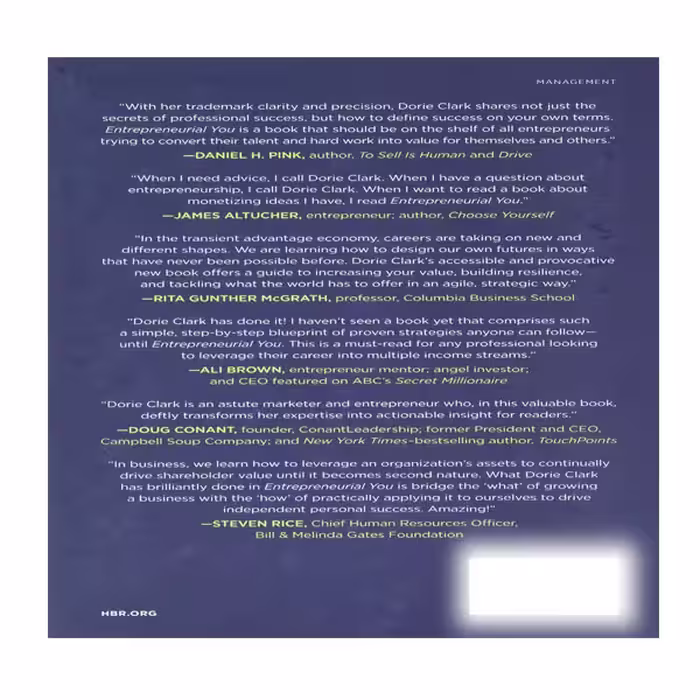 کتاب Entrepreneurial You اثر Dorie Clark انتشارات نبض دانش